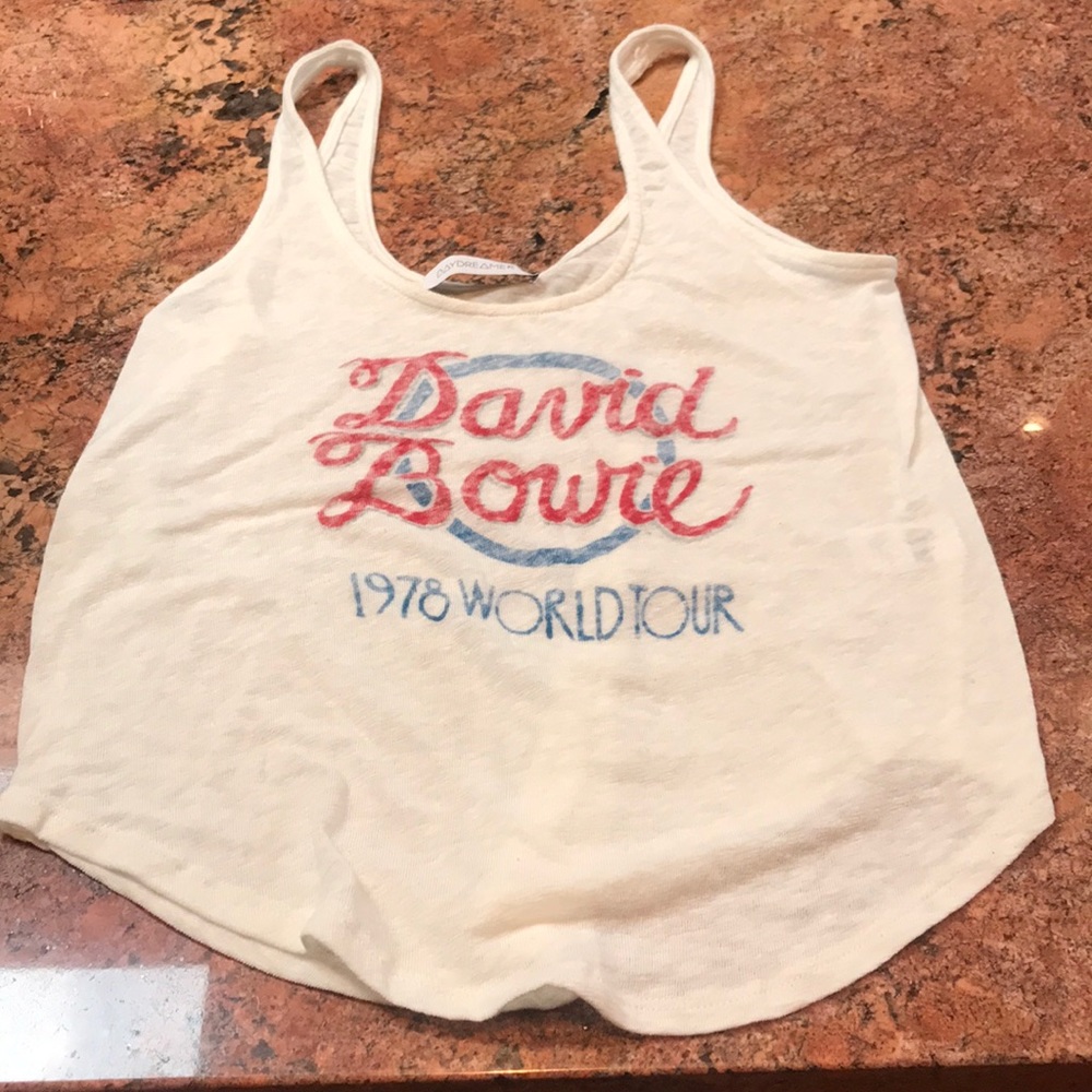 Daydreamer David Bowie 78’ Tour Tee- Vintage White